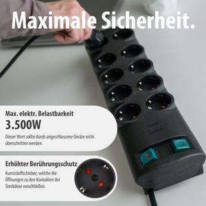 Produktbild für Steckdosenleiste Brennenstuhl Primera-Line, 2m