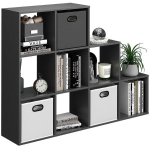 Produktbild für Bücherregal Vicco 35102, anthrazit