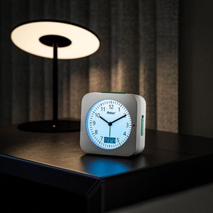 Produktbild für Wecker Mebus 25610, weiß, analog