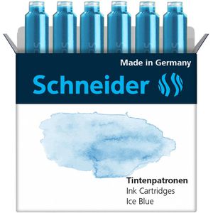 Füllerpatronen Schneider Pastell Ice Blue, blau