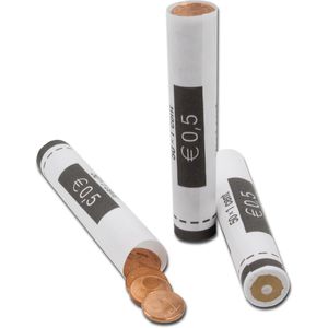 Münzhülsen effektivo 10117, für Rollgeld