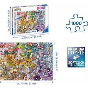 Produktbild für Puzzle Ravensburger 12000460, Challenge Pokemon