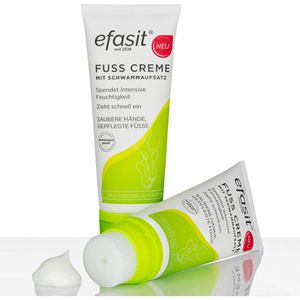 Produktbild für Fußcreme efasit mit Schwammaufsatz, feuchtigkeitsspendend