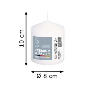 Produktbild für Kerzen Gala Typ 80/100, Stumpenkerze