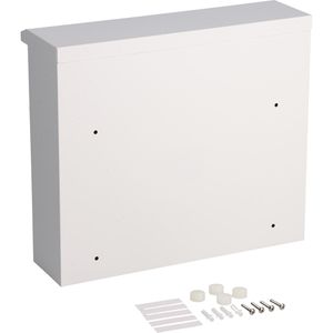 Produktbild für Briefkasten Böttcher-AG 60602, weiß, aus Stahl