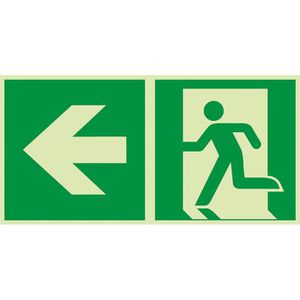 Hinweisschild Abtec ISO 7010 E001+E005 Kunststoff