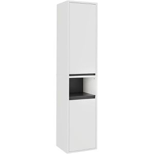 Bad-Hängeschrank Vicco Viola, weiß / grau