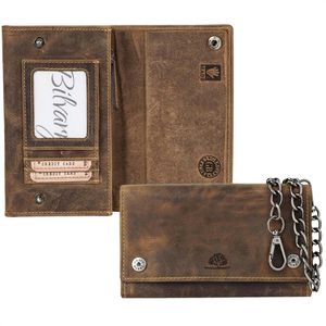 Portemonnaie Greenburry Vintage 1820-S-25 braun aus Echt Leder