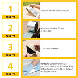 Produktbild für Bitumenband Sika MultiSeal, grau