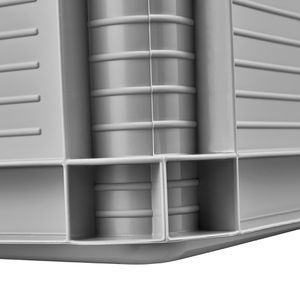 Produktbild für Eurobox Keeeper Robert, grau, 64 Liter, lebensmittelecht
