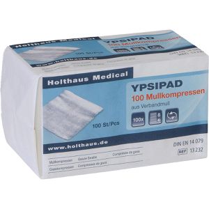 Produktbild für Mullkompressen Holthaus Ypsipad, aus Baumwolle, unsteril