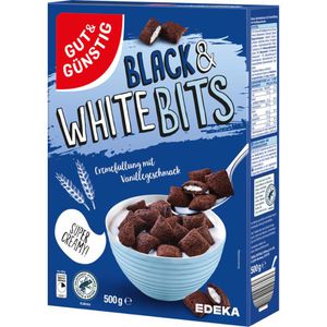 Cornflakes Gut&Günstig Black&White Bits, 500 g