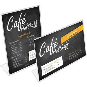 Produktbild für Tischaufsteller HMF 46935, A4 quer