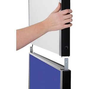 Produktbild für Stellwand Maul MAULconnecto 9651795 Mobil, auf Rollen