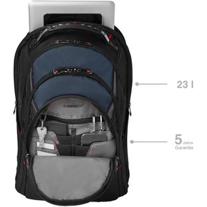 Produktbild für Laptop-Rucksack Wenger Ibex, 600638 schwarz / blau