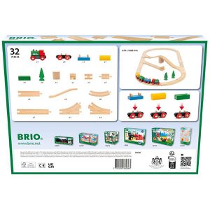 Produktbild für Spielzeugeisenbahn BRIO 36036 Holzeisenbahn Jubiläumszug-Set