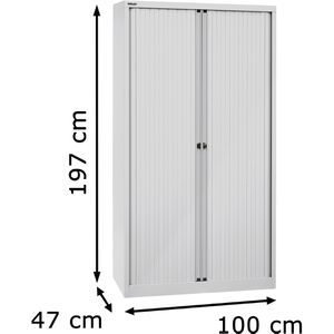 Produktbild für Rollladenschrank Bisley Essentials, Metall
