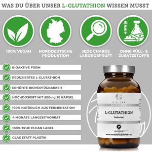 Produktbild für Aminosäuren Qidosha L-Glutathion, 120 Kapseln
