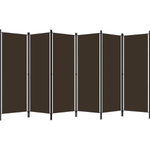 Paravent vidaXL Raumteiler, innen, 6-teilig
