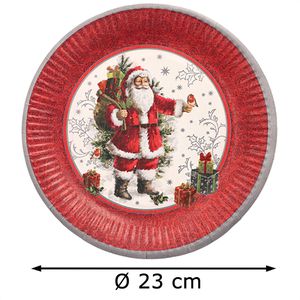 Produktbild für Einwegteller Papstar 88831 HoHoHo, Pappe