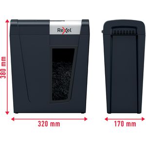 Produktbild für Aktenvernichter Rexel 2020129EU Secure MC4, schwarz