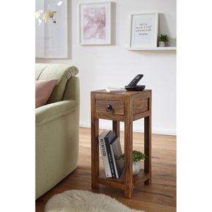 Produktbild für Beistelltisch Wohnling Mumbai, WL1.313, sheesham