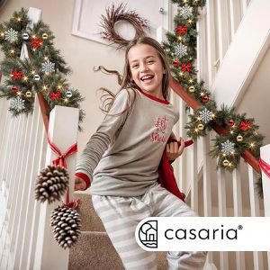 Produktbild für Weihnachtsgirlande CASARIA 107697, für innen und außen IP44