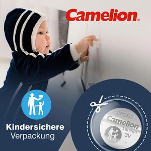 Produktbild für Knopfzelle Camelion CR2032