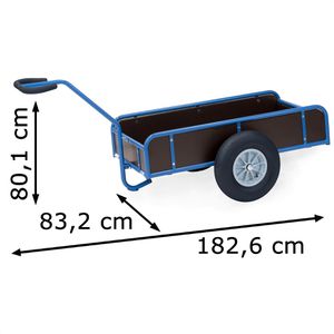 Produktbild für Handwagen Fetra 4109L, mit 4 Bordwänden