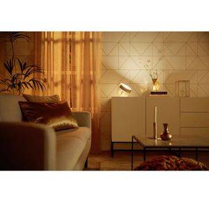 Produktbild für Tischlampe Philips-Hue Iris, gold mit LED