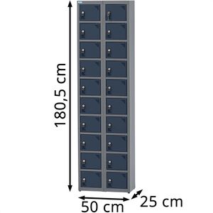 Produktbild für Schließfachschrank Küpper 70733, blau