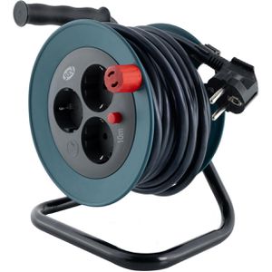 Produktbild für Kabeltrommel REV-Ritter Mini schwarz, 10m