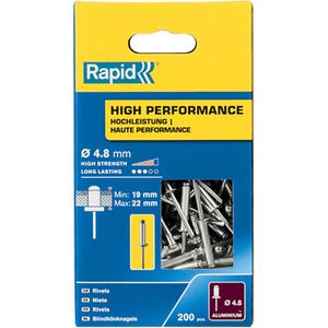 Blindnieten Rapid 5001440, Aluminium