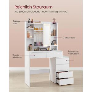 Produktbild für Schminktisch Vasagle RDT125W01, mit Beleuchtung