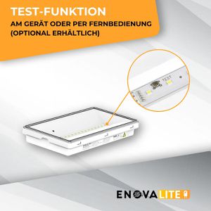 Produktbild für Notbeleuchtung Enovalite 200104-8H Fluchtwegleuchte, LED, Akku