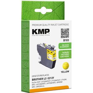 Produktbild für Tinte KMP B103 für Brother LC-3213Y