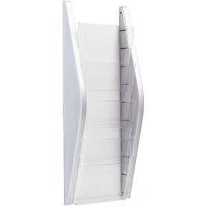 Produktbild für Prospekthalter Helit H62702-00, the arc, silber