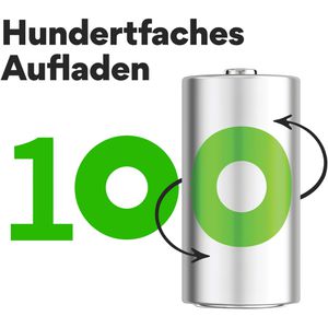 Produktbild für Akku GP Batteries ReCyko 1,2 V, 3000 mAh