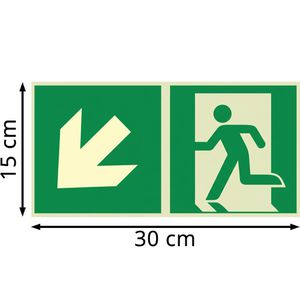 Produktbild für Hinweisschild Abtec ISO 7010 E001+E006, Aluminium