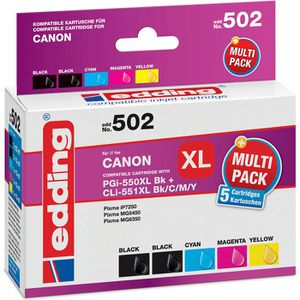 Tinte Edding EDD-502 für Canon PGI-550PGBK XL