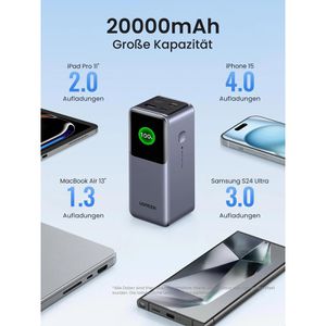 Produktbild für Powerbank UGREEN Nexode, 20000mAh