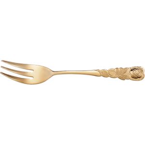 Produktbild für Kuchengabeln Gräwe Rosendekor, gold