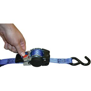 Produktbild für Spanngurt Kerbl 37180, blau, mit S-Haken &amp; Ratsche