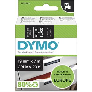 Produktbild für Schriftband Dymo 45811, D1, S0720910, 19mm