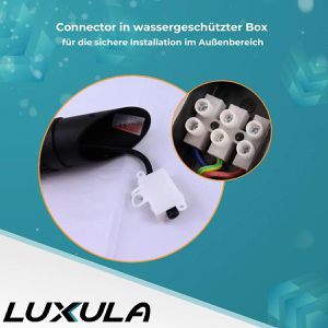 Produktbild für Wandleuchte Luxula LX700211, aus Aluminium, für außen (IP44)