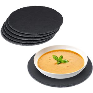 Schieferplatten Relaxdays 10030881, Ø 25 cm