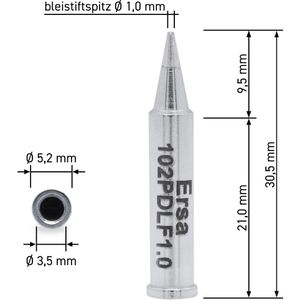 Produktbild für Lötspitze Ersa ERSADUR-LF Dauerlötspitze