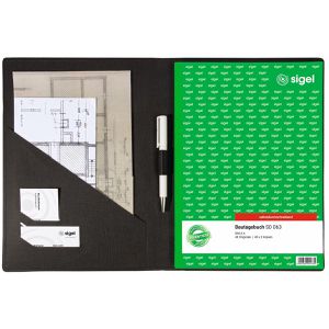 Produktbild für Fahrzeugmappe Sigel EF415, Leinenstruktur, A4