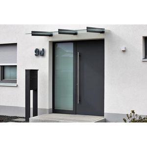 Produktbild für Hausnummer Metzler 3D, anthrazit aus Edelstahl