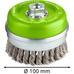 Produktbild für Drahtbürste Bosch 2608622105, Topfbürste Ø 100mm